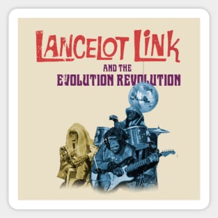 Lancelot Link and the Evolution Revolution Sticker